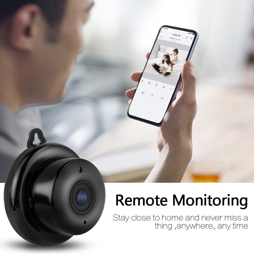 HD 1080P Mini WiFi Dold Trådlös IP-kamera