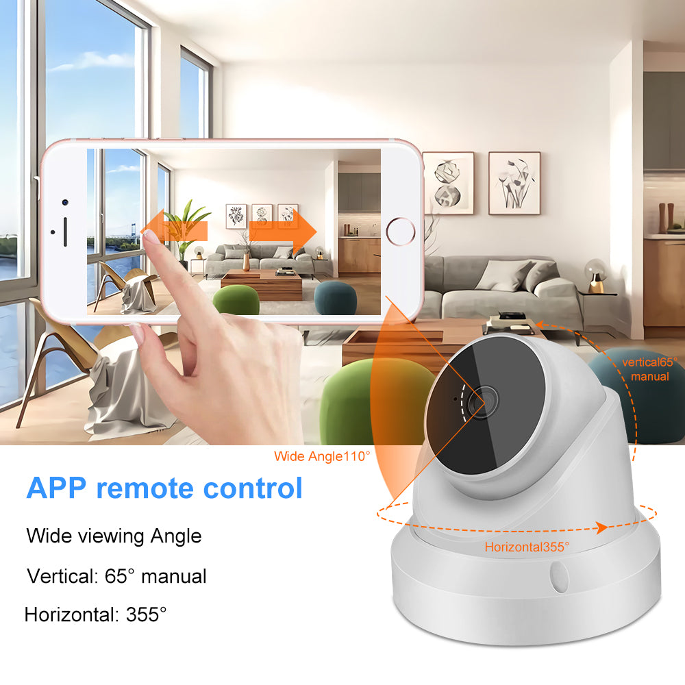 IP WiFi-kamera Babymonitor Hemövervakningskamera