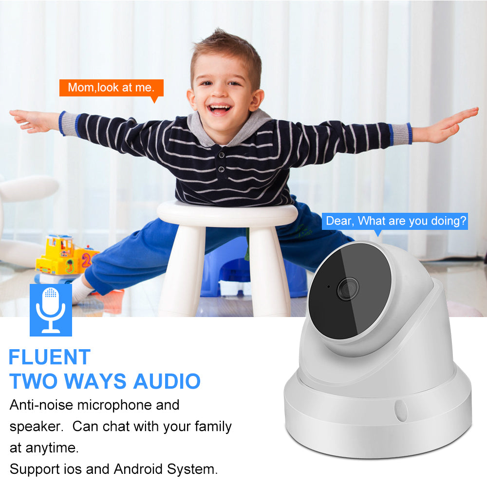 IP WiFi-kamera Babymonitor Hemövervakningskamera