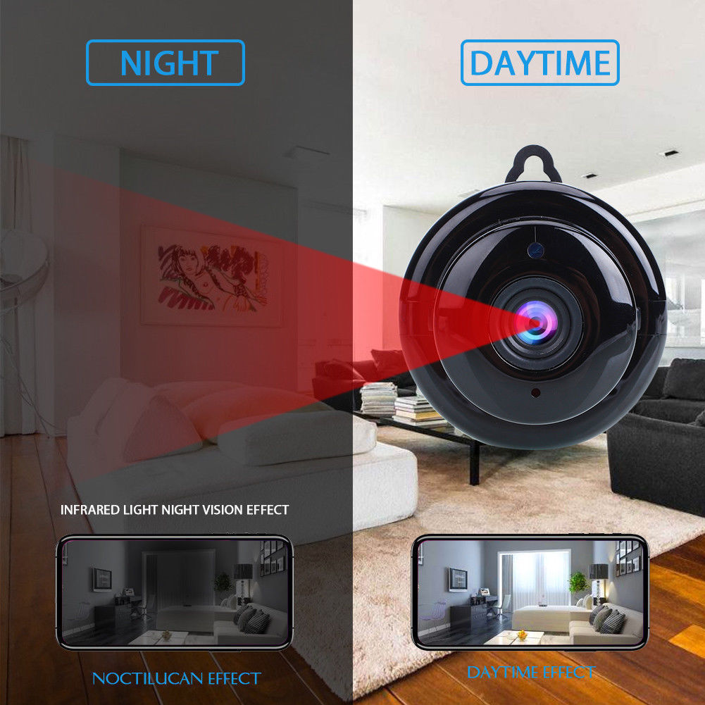 HD 1080P Mini WiFi Dold Trådlös IP-kamera